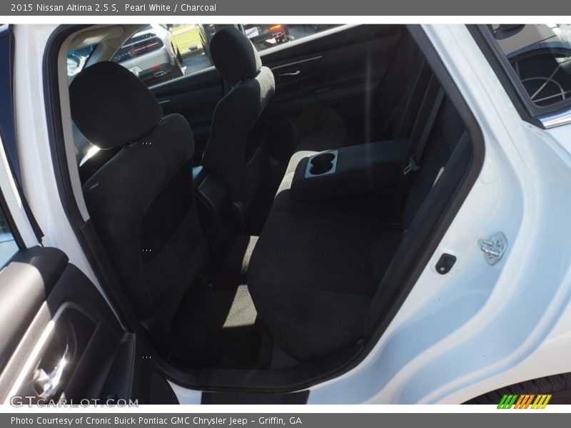 Pearl White / Charcoal 2015 Nissan Altima 2.5 S