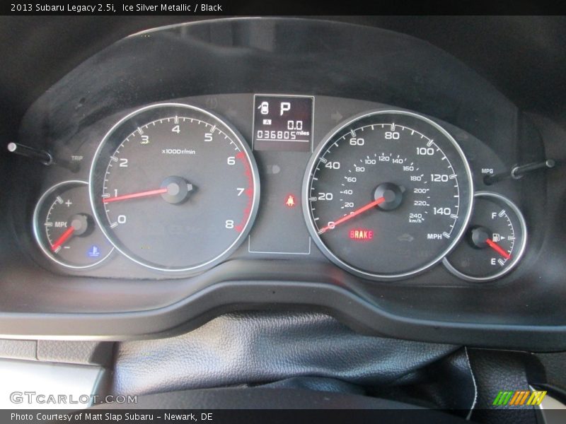 Ice Silver Metallic / Black 2013 Subaru Legacy 2.5i