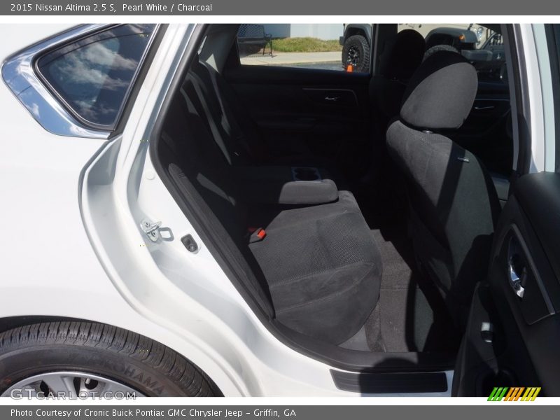 Pearl White / Charcoal 2015 Nissan Altima 2.5 S