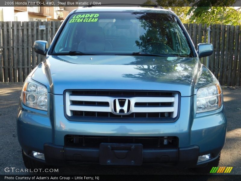 Steel Blue Metallic / Olive 2006 Honda Pilot EX-L 4WD