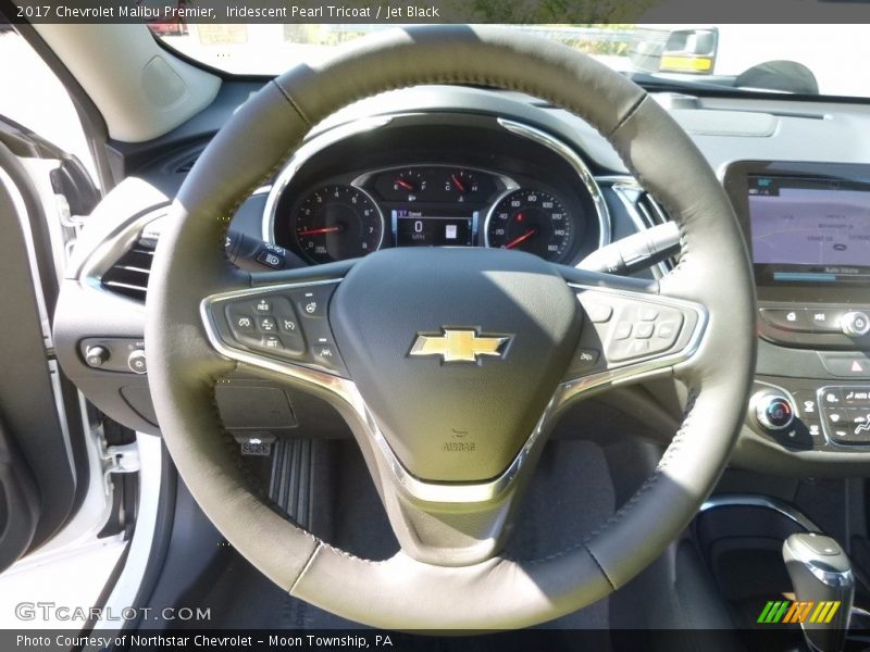 Iridescent Pearl Tricoat / Jet Black 2017 Chevrolet Malibu Premier