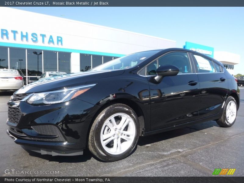 Mosaic Black Metallic / Jet Black 2017 Chevrolet Cruze LT