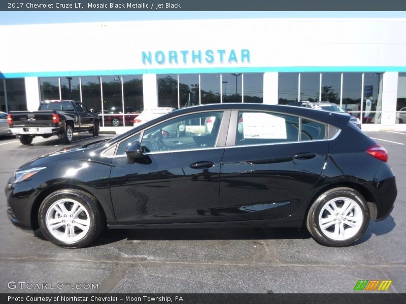Mosaic Black Metallic / Jet Black 2017 Chevrolet Cruze LT