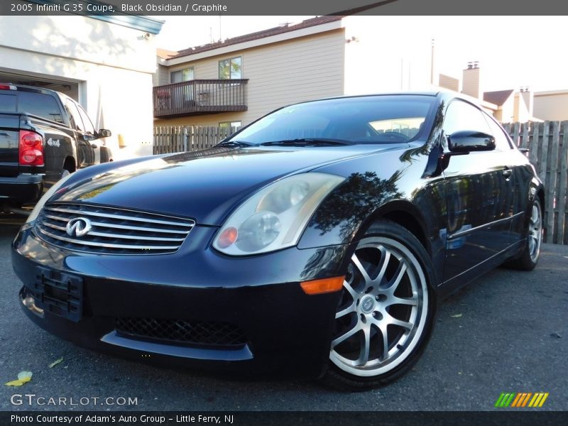 Black Obsidian / Graphite 2005 Infiniti G 35 Coupe