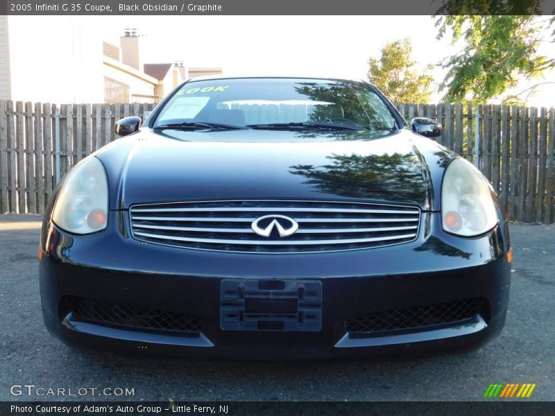Black Obsidian / Graphite 2005 Infiniti G 35 Coupe