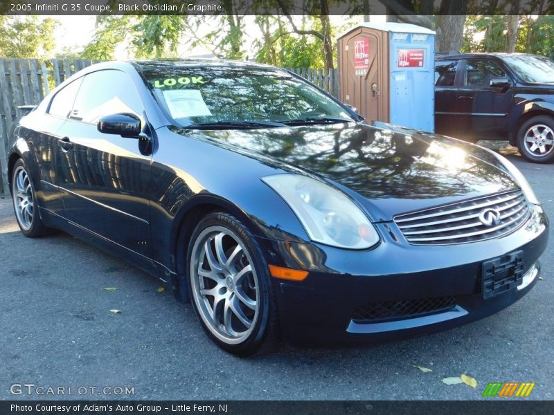 Black Obsidian / Graphite 2005 Infiniti G 35 Coupe