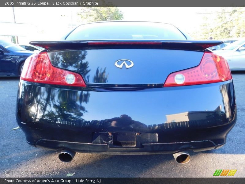 Black Obsidian / Graphite 2005 Infiniti G 35 Coupe