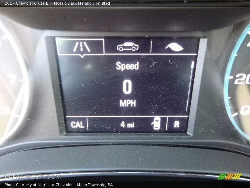 Mosaic Black Metallic / Jet Black 2017 Chevrolet Cruze LT