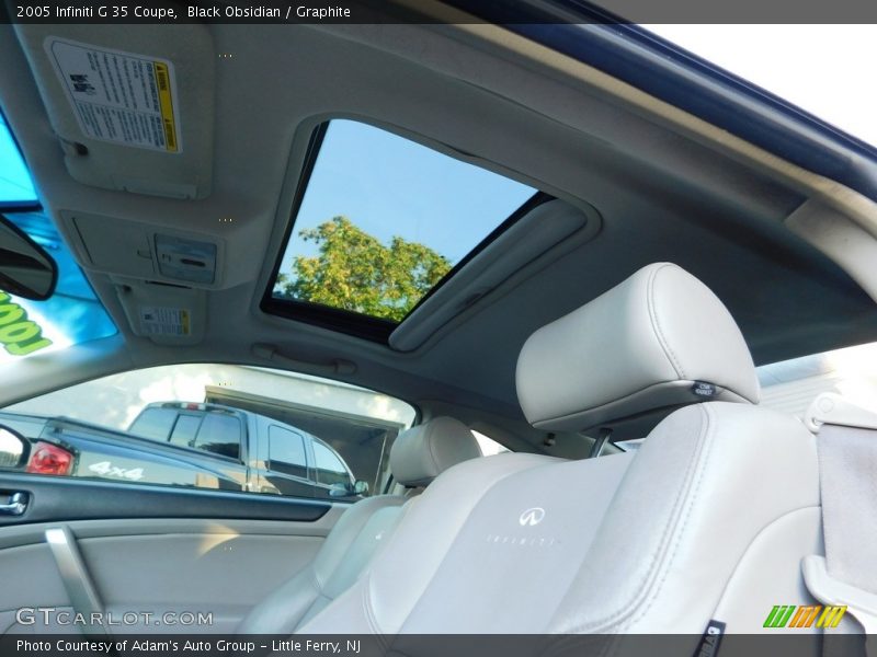 Black Obsidian / Graphite 2005 Infiniti G 35 Coupe