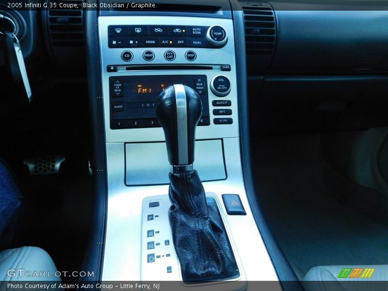 Black Obsidian / Graphite 2005 Infiniti G 35 Coupe