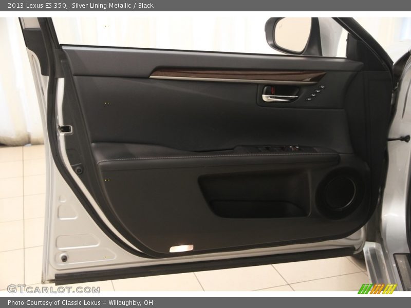Silver Lining Metallic / Black 2013 Lexus ES 350
