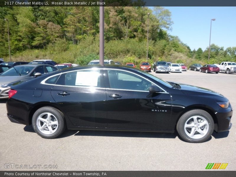 Mosaic Black Metallic / Jet Black 2017 Chevrolet Malibu LS