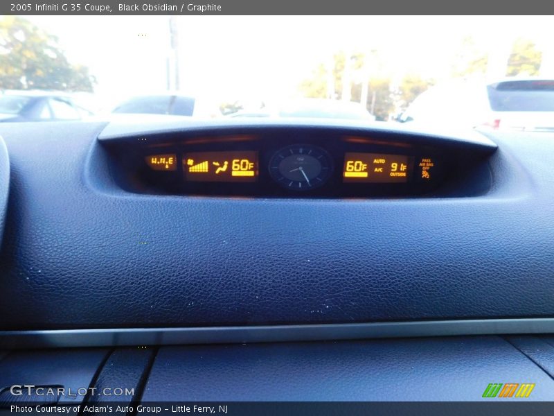 Black Obsidian / Graphite 2005 Infiniti G 35 Coupe