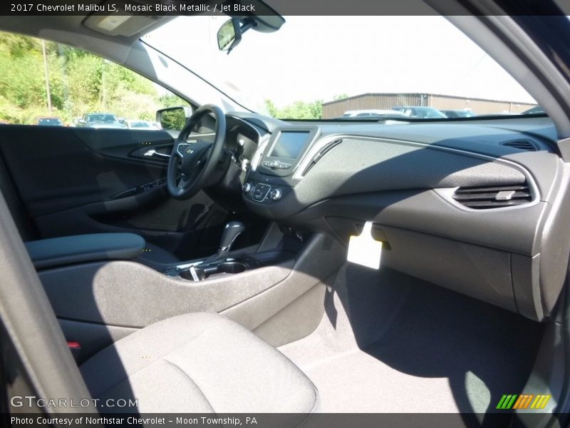 Mosaic Black Metallic / Jet Black 2017 Chevrolet Malibu LS