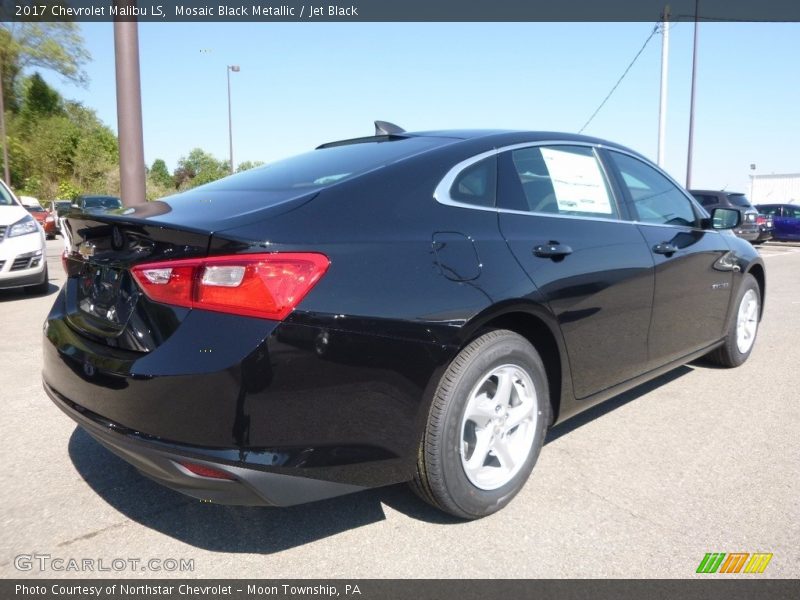 Mosaic Black Metallic / Jet Black 2017 Chevrolet Malibu LS