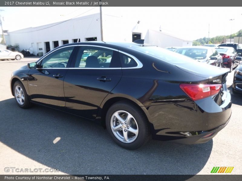 Mosaic Black Metallic / Jet Black 2017 Chevrolet Malibu LS