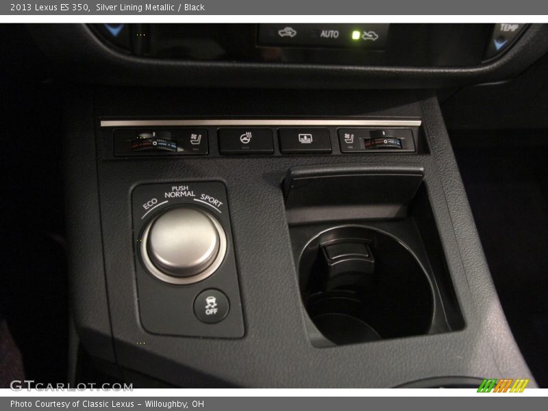 Silver Lining Metallic / Black 2013 Lexus ES 350