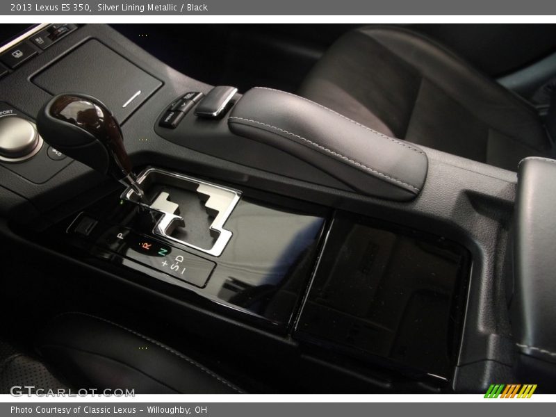 Silver Lining Metallic / Black 2013 Lexus ES 350