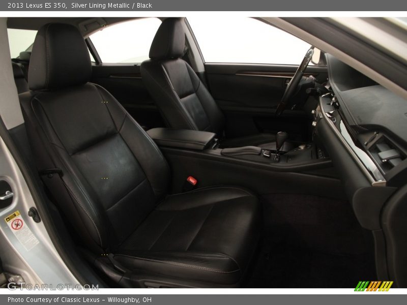 Silver Lining Metallic / Black 2013 Lexus ES 350