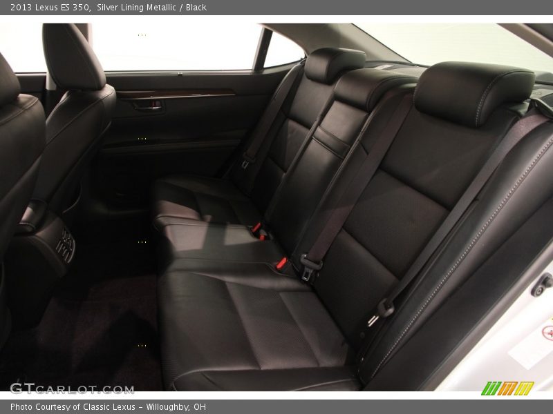 Silver Lining Metallic / Black 2013 Lexus ES 350