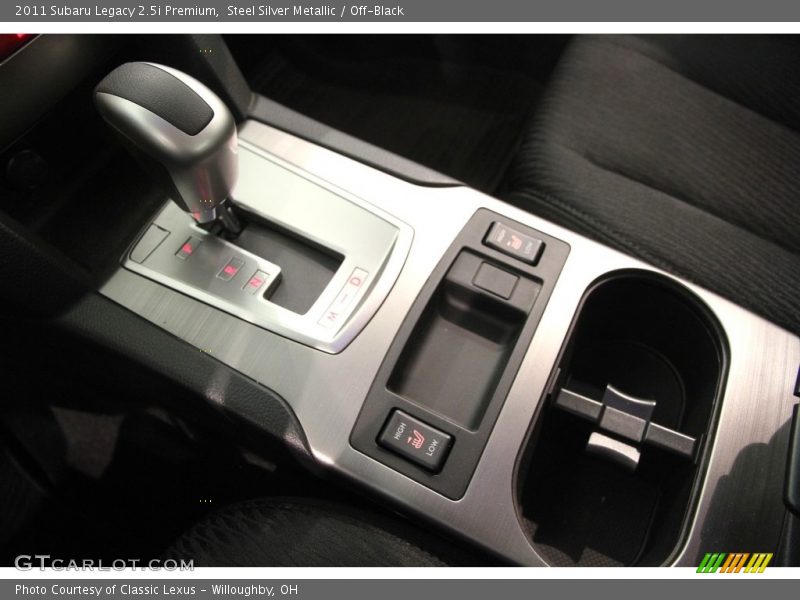 Steel Silver Metallic / Off-Black 2011 Subaru Legacy 2.5i Premium