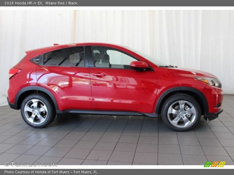 Milano Red / Black 2016 Honda HR-V EX