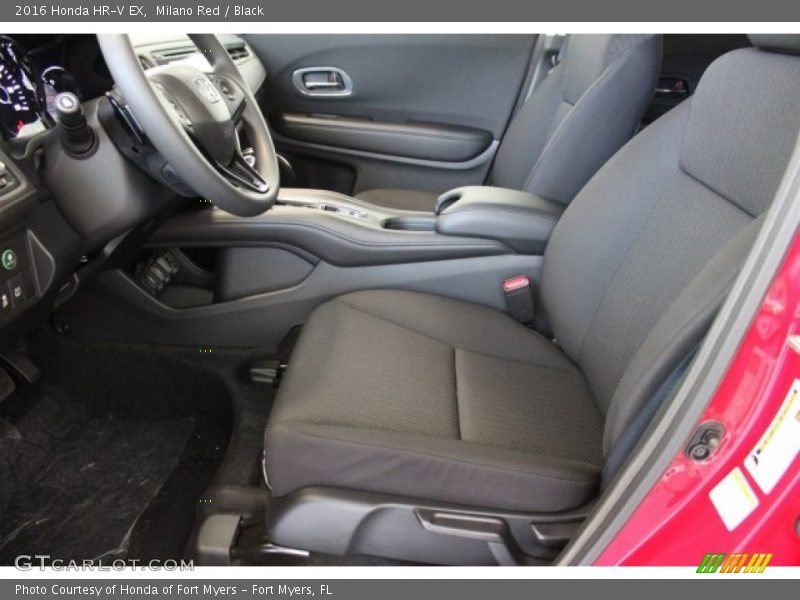 Milano Red / Black 2016 Honda HR-V EX