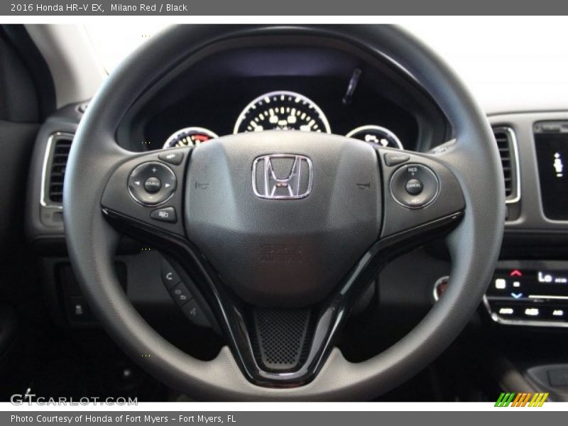 Milano Red / Black 2016 Honda HR-V EX