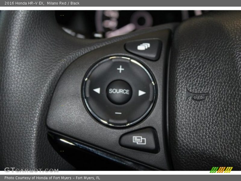 Milano Red / Black 2016 Honda HR-V EX