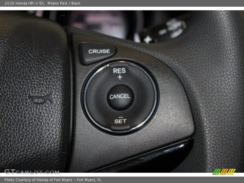 Milano Red / Black 2016 Honda HR-V EX