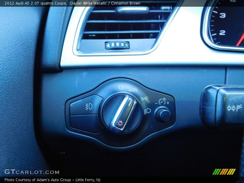 Glacier White Metallic / Cinnamon Brown 2012 Audi A5 2.0T quattro Coupe