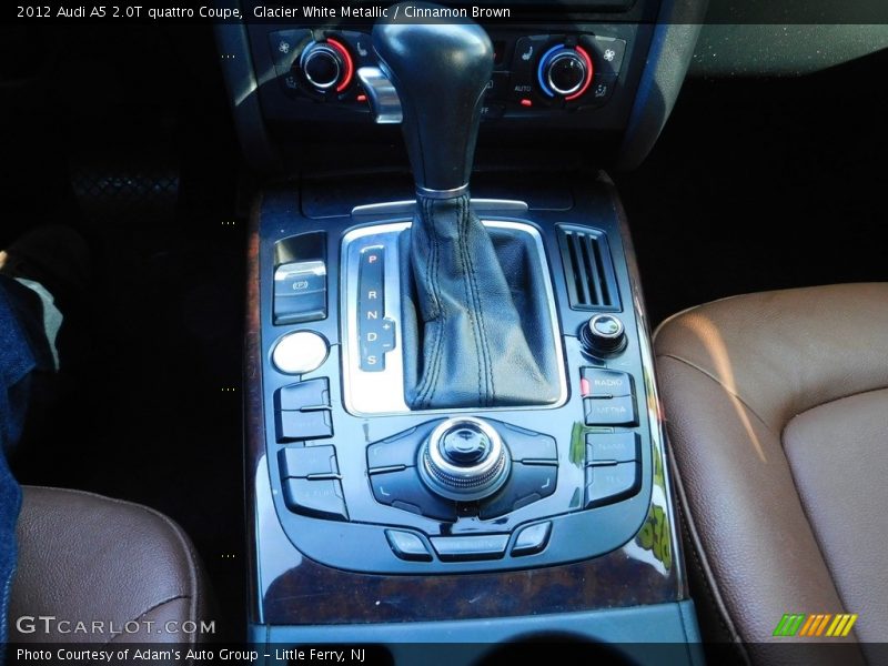 Glacier White Metallic / Cinnamon Brown 2012 Audi A5 2.0T quattro Coupe