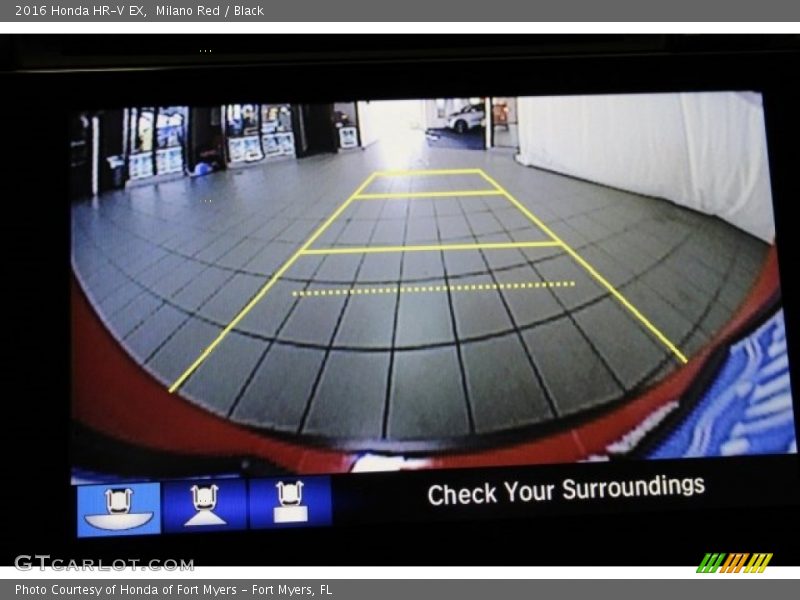 Milano Red / Black 2016 Honda HR-V EX