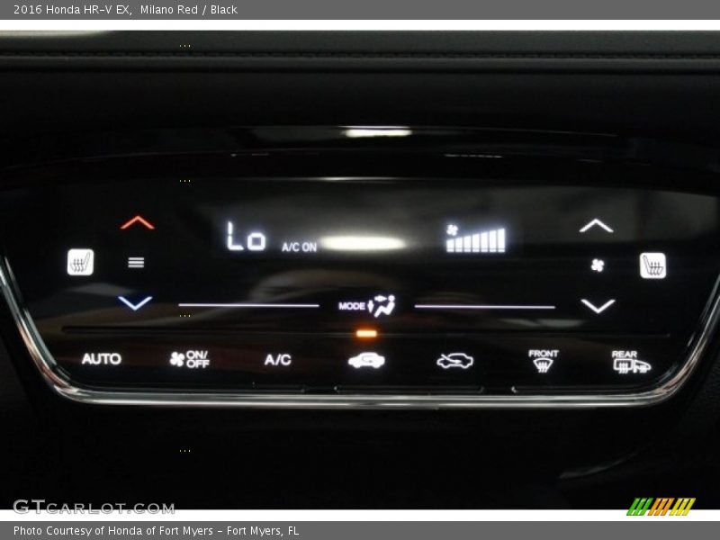 Milano Red / Black 2016 Honda HR-V EX