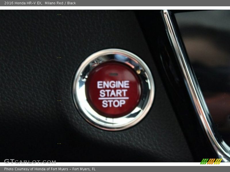Milano Red / Black 2016 Honda HR-V EX