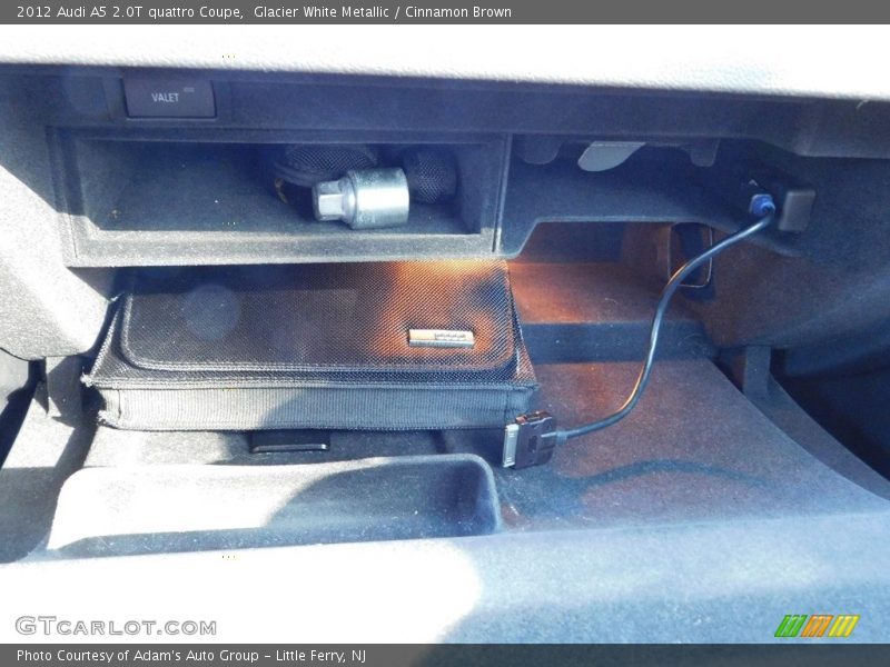 Glacier White Metallic / Cinnamon Brown 2012 Audi A5 2.0T quattro Coupe