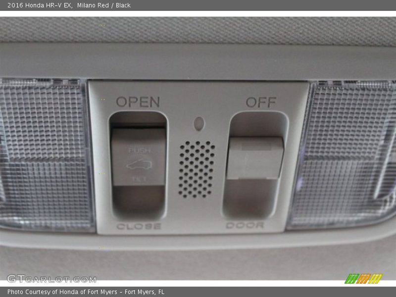 Milano Red / Black 2016 Honda HR-V EX