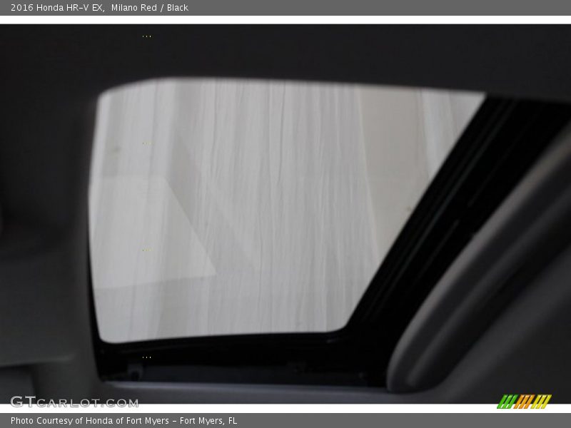 Milano Red / Black 2016 Honda HR-V EX