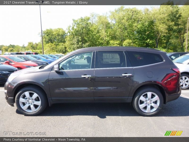 Tungsten Metallic / Ebony 2017 Chevrolet Traverse LT AWD