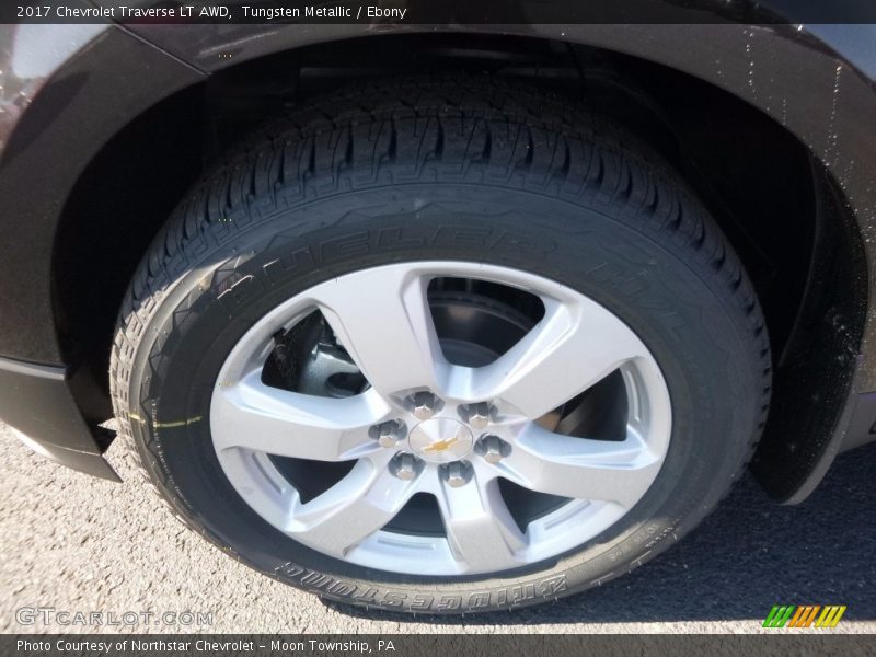 Tungsten Metallic / Ebony 2017 Chevrolet Traverse LT AWD