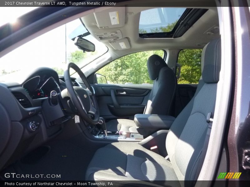 Tungsten Metallic / Ebony 2017 Chevrolet Traverse LT AWD