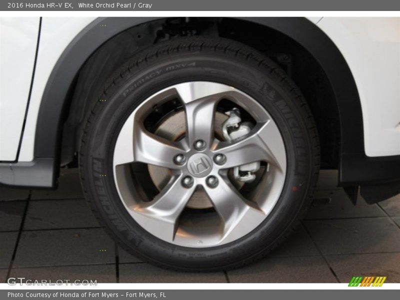 White Orchid Pearl / Gray 2016 Honda HR-V EX