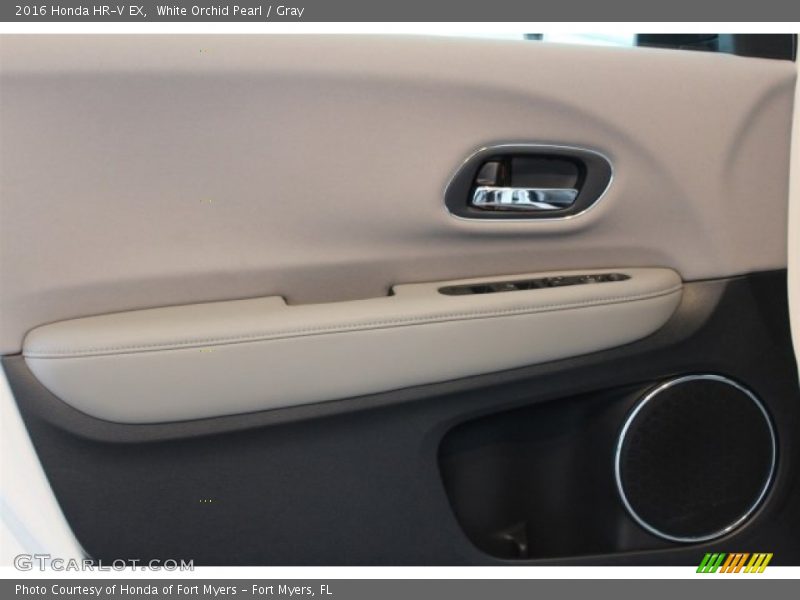 White Orchid Pearl / Gray 2016 Honda HR-V EX