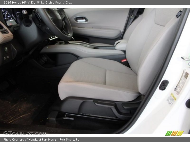 White Orchid Pearl / Gray 2016 Honda HR-V EX