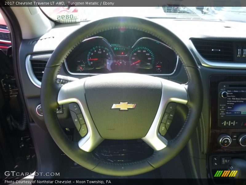 Tungsten Metallic / Ebony 2017 Chevrolet Traverse LT AWD