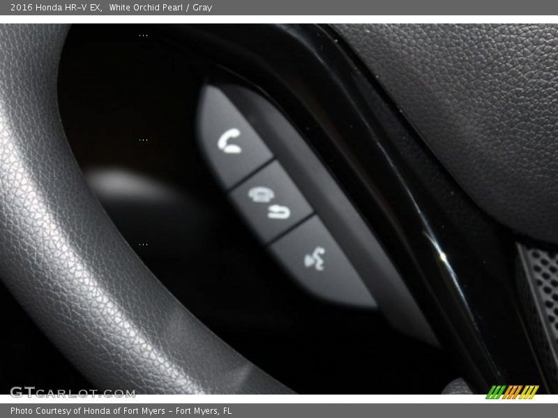 White Orchid Pearl / Gray 2016 Honda HR-V EX