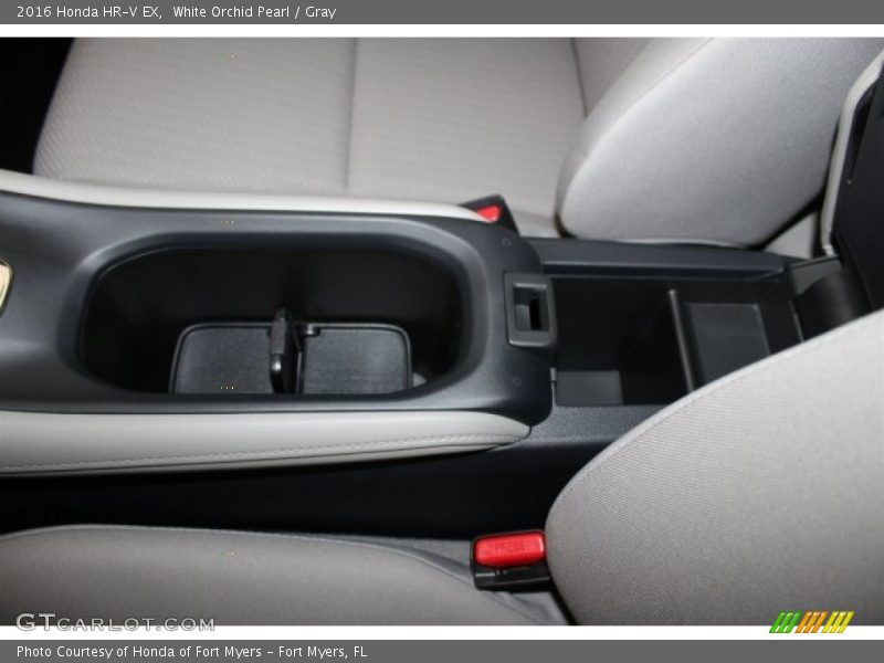 White Orchid Pearl / Gray 2016 Honda HR-V EX