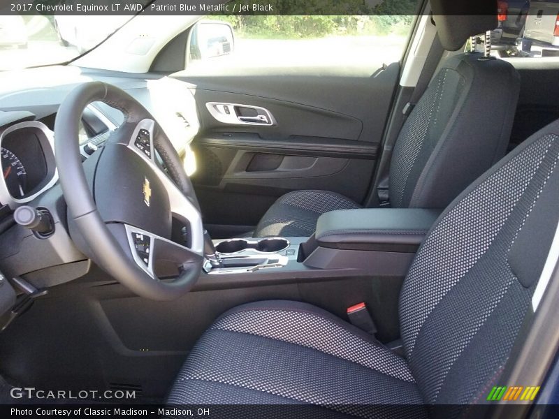 Patriot Blue Metallic / Jet Black 2017 Chevrolet Equinox LT AWD