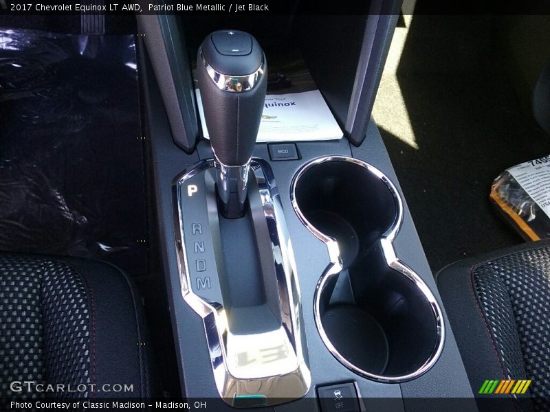 Patriot Blue Metallic / Jet Black 2017 Chevrolet Equinox LT AWD