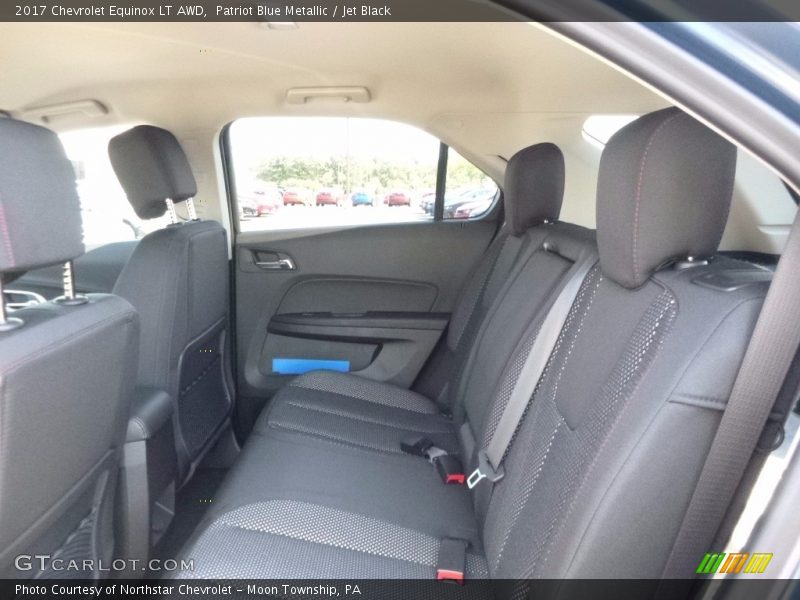 Patriot Blue Metallic / Jet Black 2017 Chevrolet Equinox LT AWD